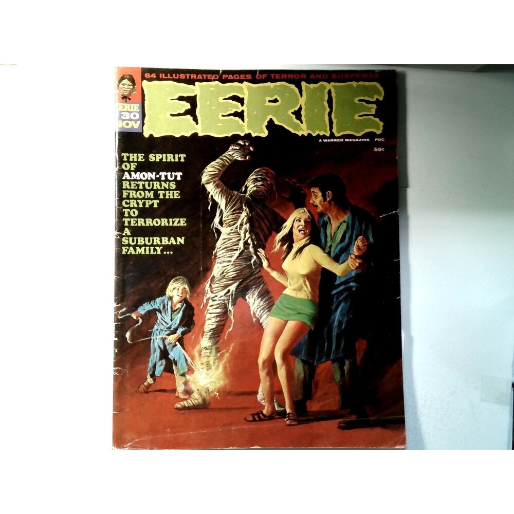 Eerie No. 30 Nov 1970 Warren Magazine Horror & Suspense Monster Comic Vintage